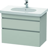 DURAVIT DuraStyle Waschtischunterbau 800 mm wandhängend, 2 Schubkästen, weiß matt – mit Soft-Close
