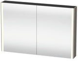 Duravit XSquare Spiegelschrank 1200 mm mit LED-Beleuchtung & Soft-Close, Weiß Seidenmatt