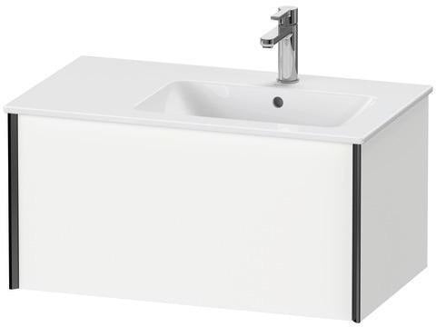 Duravit Waschtischunterbau XVIU 810 mm weiß matt mit Tip-On-Technik und Auszug