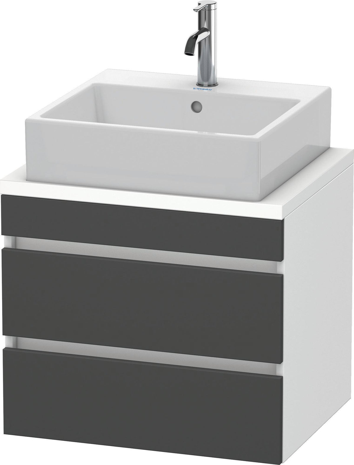 DURAVIT DuraStyle Konsolenunterschrank 600 mm betongrau matt mit 2 Schubkästen und Soft-Close