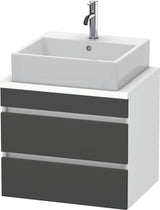 DURAVIT DuraStyle Konsolenunterschrank 600 mm betongrau matt mit 2 Schubkästen und Soft-Close