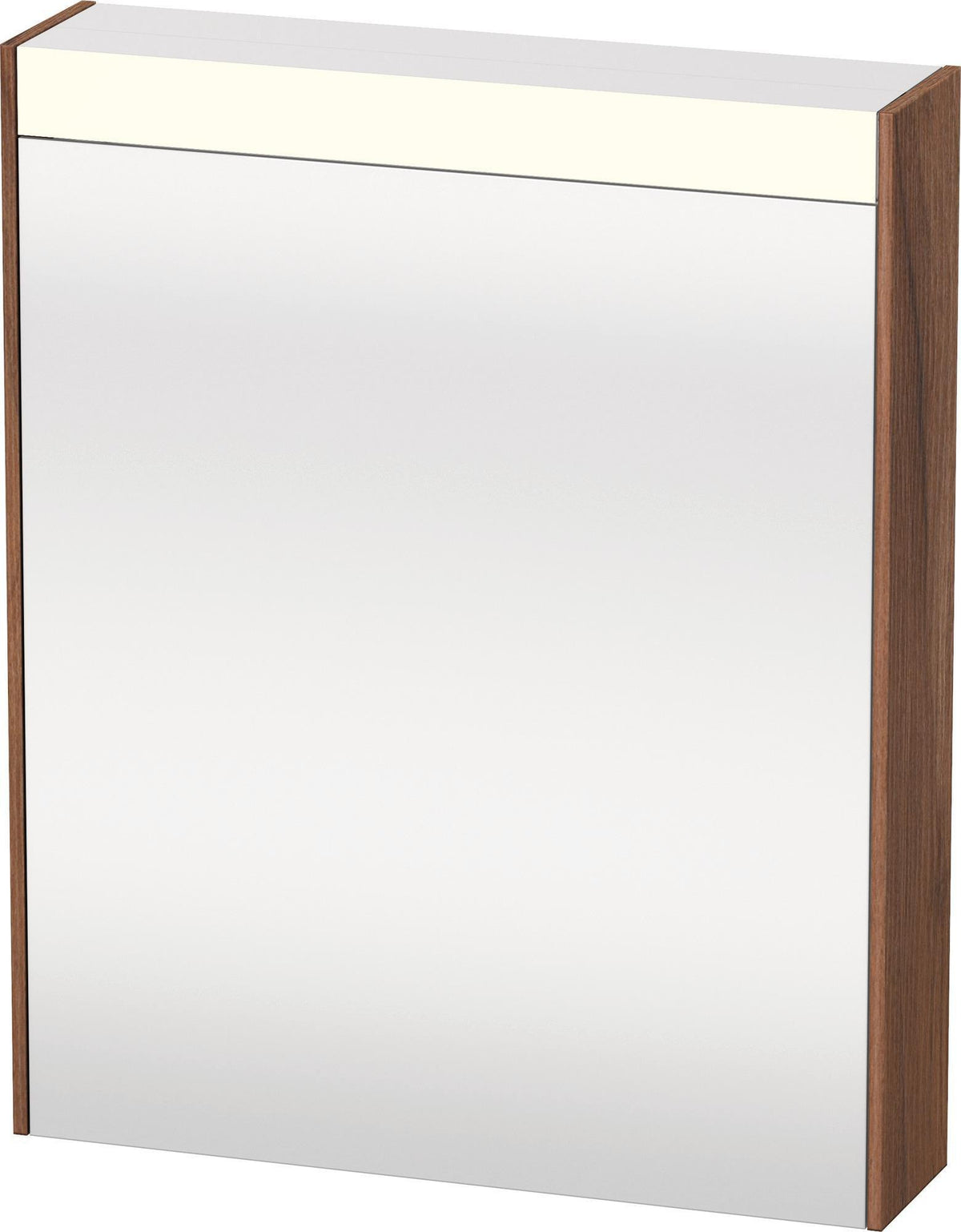 DURAVIT Brioso Spiegelschrank 700 mm betongrau matt mit LED-Beleuchtung und Steckdose