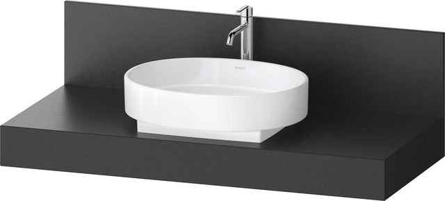 DURAVIT Balcoon Konsole 1200x550x370 mm mit Ausschnitt mittig, Lava Struktur, ohne Beleuchtung