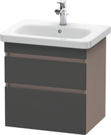 DURAVIT DuraStyle Waschtischunterbau wandhängend 580 mm mit 2 Schubkästen, weiß matt