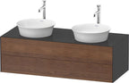 amerikanisch nussbaum / graphit hochglanz / Massivholz