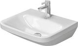 DURAVIT DuraStyle Waschtisch 550 mm Weiß mit Hahnlochbank, 1 Hahnloch, ohne Überlauf