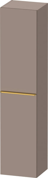 DURAVIT D-Neo Hochschrank 400x360x1760 mm, 1 Tür links, Eiche Schwarz – Matt, Soft-Close