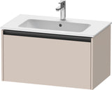 DURAVIT Ketho.2 Waschtischunterbau 810 mm betongrau matt mit Soft-Close-Auszug