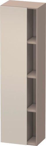 DURAVIT DuraStyle Hochschrank 360x500x1800mm, 1 Tür links, weiß matt – Wandhängend mit Soft-Close
