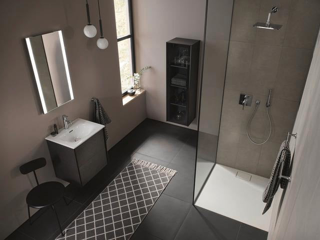 Duravit C.1 Einhebel-Waschtischmischer 91 mm Schwarz Matt – Ohne Zugstange