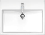 Duravit Vero Air Aufsatzbecken 600 mm, ohne Überlauf, mit Hahnlochbank, geschliffen, weiß