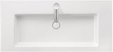 DURAVIT White Tulip Möbelwaschtisch 1050 mm Weiß mit Überlauf und WonderGliss