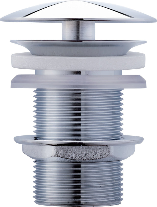 Duravit Schaftventil Universal für Waschtisch ohne Überlauf, 75 mm, Chrom
