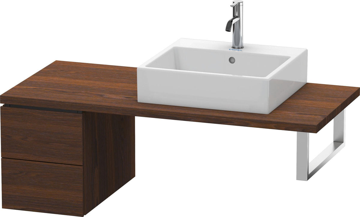 DURAVIT L-Cube Unterschrank 400x320x548mm Weiß Matt mit 2 Schubkästen und Tip-on-Technik