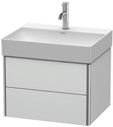 DURAVIT XSquare Waschtischunterbau 584 mm – Wandhängend mit Schubkasten und Siphonausschnitt
