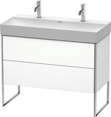 Duravit XSquare Waschtischunterbau 984x731x460 mm mit Fußgestell, s-matt und Ahorn