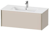 Duravit Waschtischunterbau XVIU 1010x400x480mm 1 Auszug Nussbaum mittel s-matt