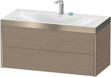 DURAVIT XViu c-bonded Waschtischunterbauset 1000 mm Eiche mit 2 Schubkästen