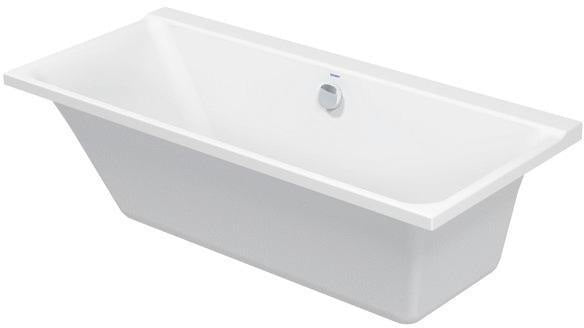 Duravit Rechteck-Badewanne P3 Comforts 1700 x 750 mm, 1 Rückenschräge links, weiss