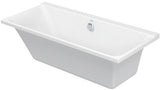 Duravit Rechteck-Badewanne P3 Comforts 1700 x 750 mm, 1 Rückenschräge links, weiss