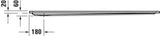 DURAVIT Starck Slimline Duschwanne 1400x750 mm Weiß Sanitäracryl mit Antislip