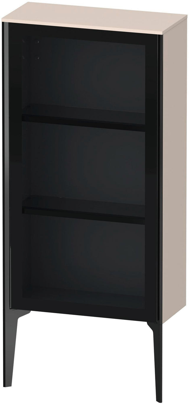 DURAVIT XViu Halbhochschrank, 500 mm, Parsolglas, Tip-On, Soft-Close, wandhängend