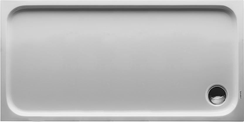 DURAVIT D-Code Duschwanne 1000x700 mm Weiß Sanitäracryl rechteckig