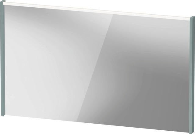 DURAVIT D-Code Spiegel 1200x700 mm mit LED-Beleuchtung, Basalt Matt – Wandhängend