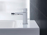 DURAVIT Manhattan Einhebel-Bidetmischer Chrom mit Keramikmischsystem und Kugelgelenk-Strahlregler