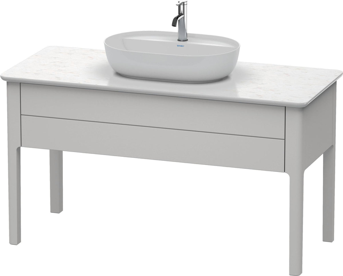 Duravit Luv Waschtischunterbau bodenstehend 1338 mm mit 1 Auszug Weiß Seidenmatt