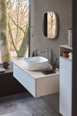 Duravit C.1 Einhebel-Waschtischmischer XL 166 mm mit Zugstange, Schwarz Matt
