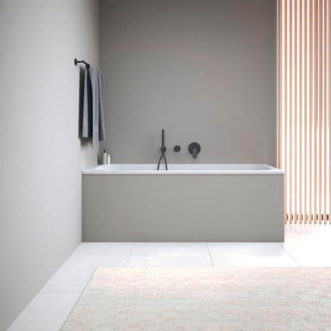DURAVIT Qatego Einbauwanne 1500x750mm Acryl weiß, 1 Rückenschräge, Überlauf