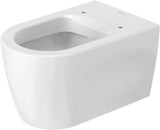 Duravit Wand-WC ME by Starck 570 mm Weiß Seidenmatt Tiefspüler mit WonderGliss