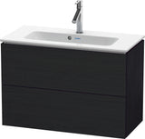DURAVIT L-Cube Waschtischunterbau 820 mm weiß matt mit 2 Schubkästen und Tip-On-Technik