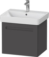 Duravit No.1 Waschtischunterbau wandhängend 540 mm mit 1 Auszug, weiß matt