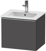 DURAVIT D-Neo Waschtischunterbau 510 mm Eiche Schwarz Matt mit Bronze Griff