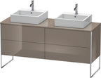 flannel grey hochglanz / Mitteldichte Faserplatte (MDF) / grau