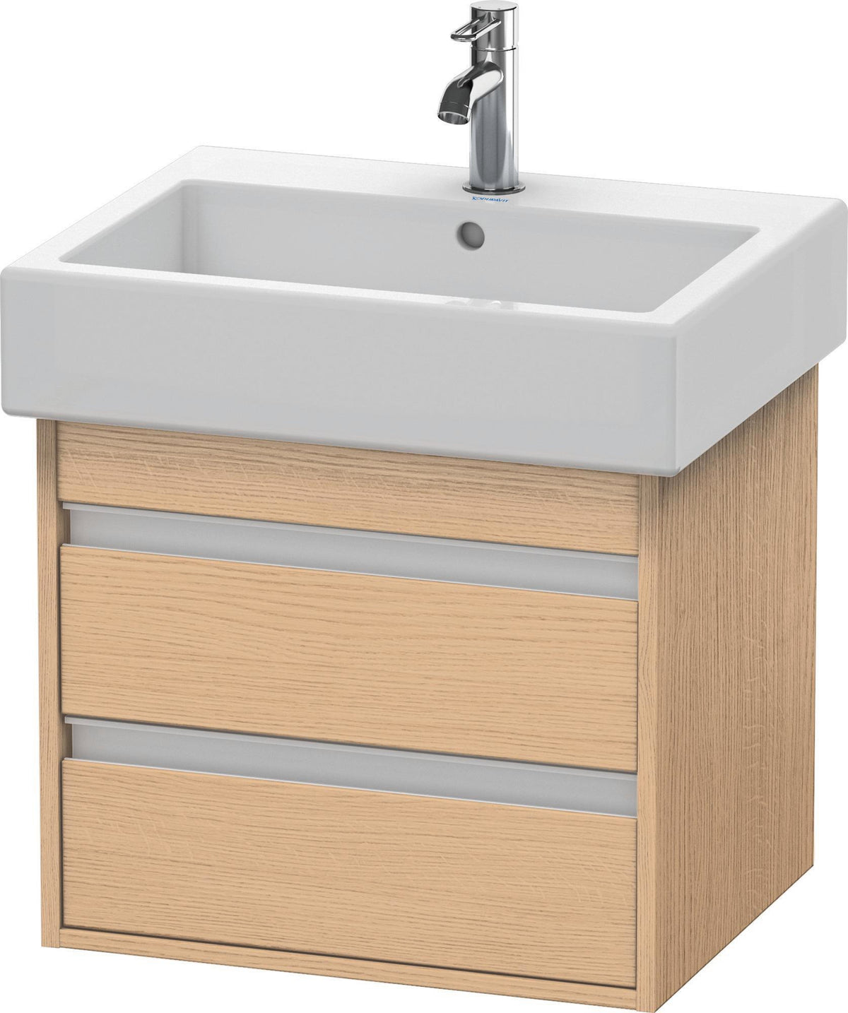 DURAVIT Ketho Waschtischunterbau wandhängend 550 mm, 2 Schubkästen, basalt matt