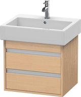 DURAVIT Ketho Waschtischunterbau wandhängend 550 mm, 2 Schubkästen, basalt matt