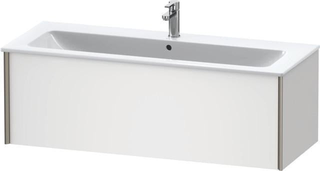 Duravit Waschtischunterbau XVIU 1210 mm weiß matt – wandhängend mit Tip-On-Technik