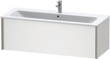 Duravit Waschtischunterbau XVIU 1210 mm weiß matt – wandhängend mit Tip-On-Technik