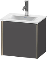 Duravit XViu Waschtischunterbau wandhängend 1 Tür graphit matt 430 mm