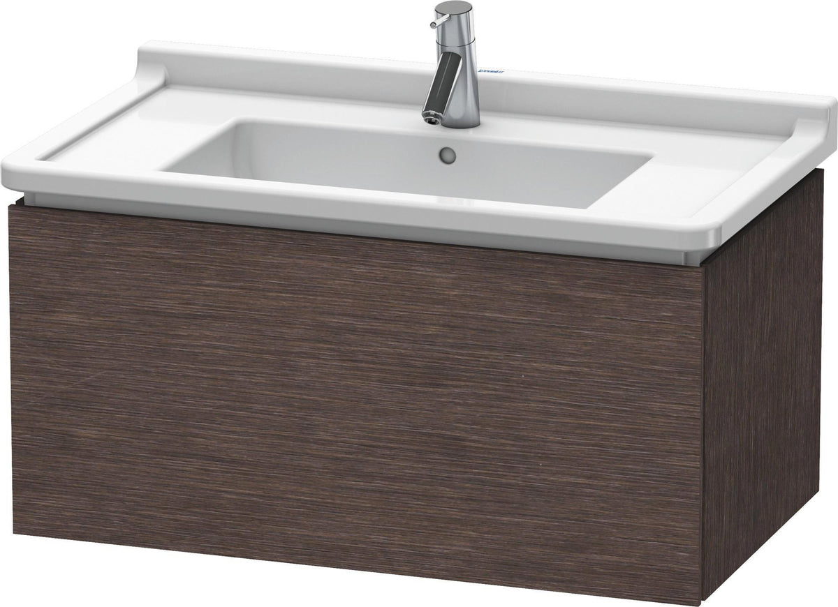 DURAVIT L-Cube Waschtischunterbau wandhängend 820 mm taupe matt 1 Auszug Tip-On