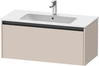 taupe matt / 1 Auszug / Waschtischunterbau
