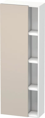 taupe matt / weiß matt / links