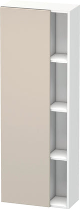 DURAVIT DuraStyle Hochschrank 1400 mm, 1 Tür links, weiß matt – wandhängend mit Soft-Close