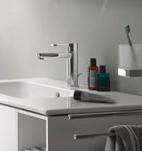 Duravit Karree Zahnputzbecher Chrom mit weißem Matt-Becher, 100x69x110 mm, Wandmontage