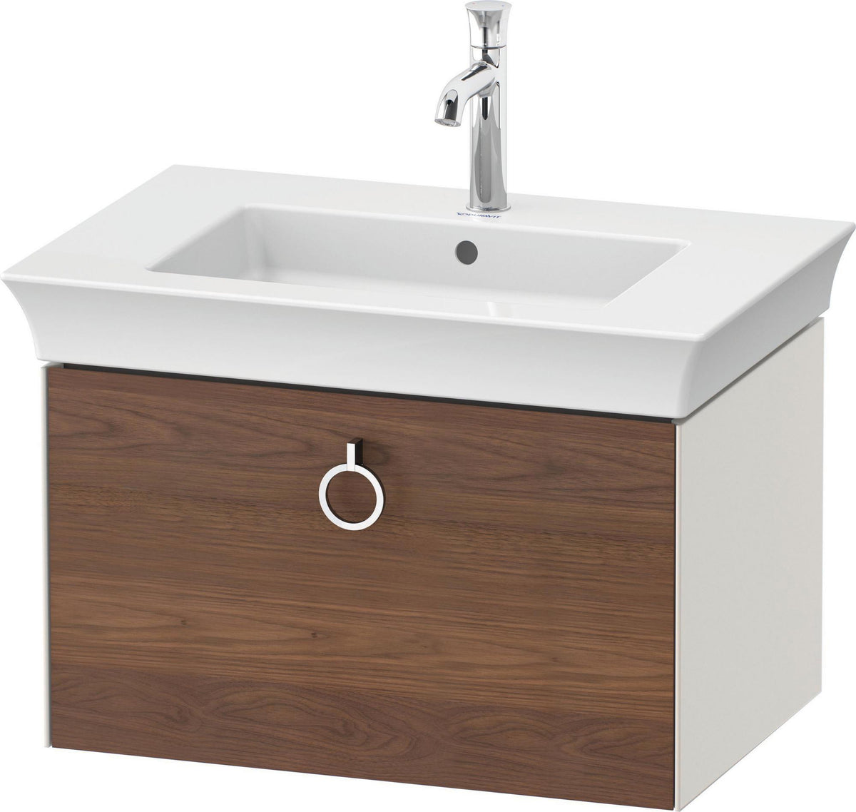 DURAVIT White Tulip Waschtischunterbau wandhängend 684 mm mit Auszug und Innenbeleuchtung