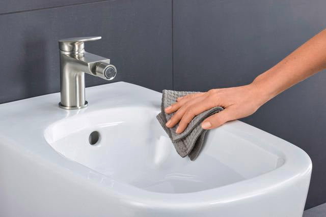 DURAVIT Wave Einhebel-Bidetmischer Chrom mit Keramikmischsystem und 128 mm Auslauf
