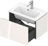 DURAVIT L-Cube Waschtischunterbau 620 mm, 1 Auszug, Weiß Matt, Wandmontage
